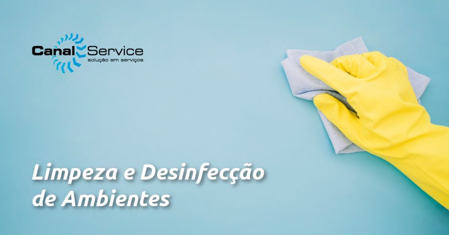 limpeza e desinfecção de ambientes